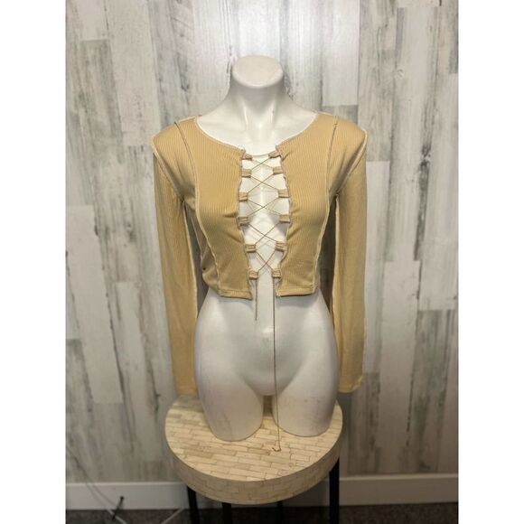 Brown tan top - Picture 1 of 6